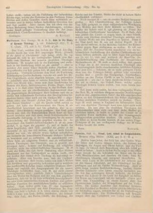 458-459 [Rezension] Funcke, O., Freud, Leid, Arbeit im Ewigkeitslichte