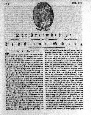 Nro. 219, Sonnabend den 2. November