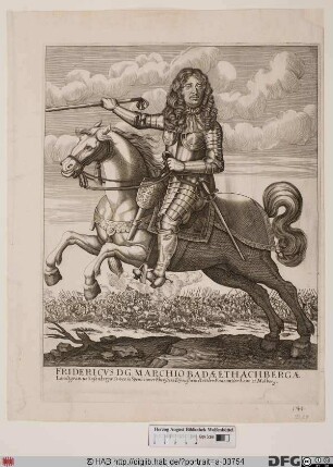 Bildnis Friedrich VI., Markgraf von Baden-Durlach (reg. 1659-77)