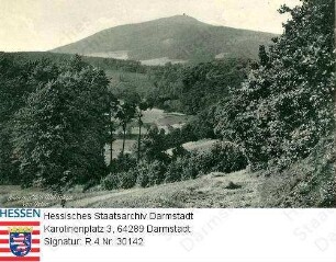 Alsbach an der Bergstraße, Melibokus / Blick auf den Melibokus von Osten