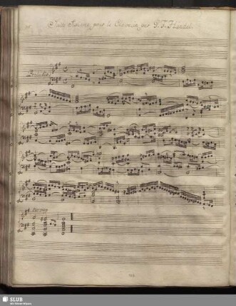 Suite Sixieme pour le Clavecin