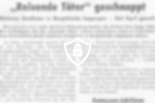 "Reisende Täter" geschnappt