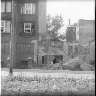 Negativ: Gelände, Nymphenburger Straße 1, 1951