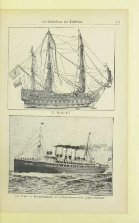 22. Moderner Schnelldampfer: Doppelschraubendampfer "Fürst Bismarck"
