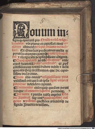 Novum insigneque Opusculum pro Christi verbum evangelizantibus ... de septem peccatis mortalibus