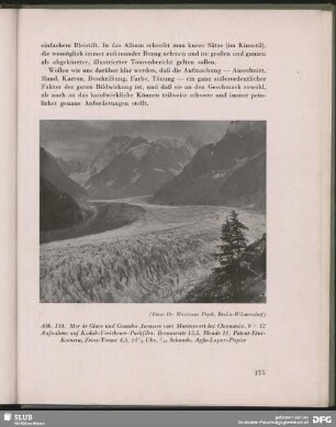 Mer de Glace und Grandes Jorasses vom Montanvert bei Chamonix