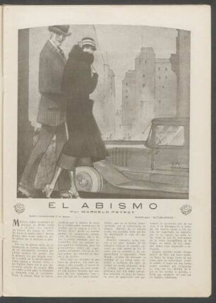 El abismo : Ilustró expresamente C. A. Senéz. Escrito para "Actualidades"