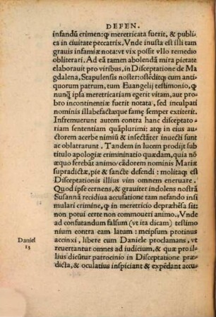 Disceptationis De Magdalena, Defensio : Apologiae Marci Grandiuallis illam improbare nitentis, ex aduerso responde[n]s