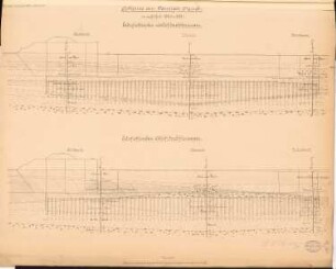 Schleuse Danziger Haupt, Danzig: Erdschichtenplan: Schnitte 1:200