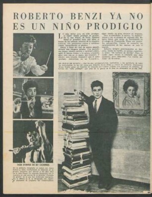 Roberto Benzi ya no es un niño prodigio
