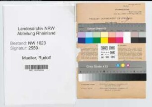 Entnazifizierung Rudolf Mueller , geb. 01.03.1903 (Verwaltungsrat)