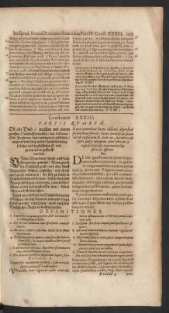 Constitutio XXXIII.