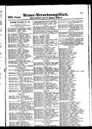 298.Ausgabe. Samstag, 2. Januar 1915