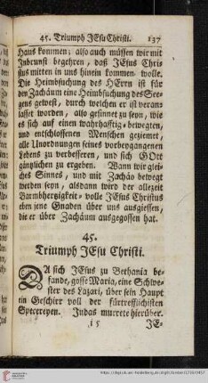 45. Triumph Jesu Christi