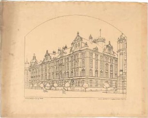 Pfann, Paul; München, Prinzregentenstr. 8; Haus Hartl - Perspektive