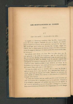 Les Montagnards du Tonkin
