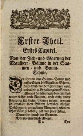 Der Teutsche Seiden-Bau
