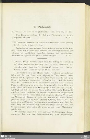 13. Photometrie