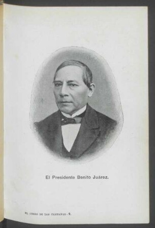 El Presidente Benito Juárez. - [Fotograbado]