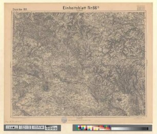 Einheitsblatt 1:100 000 : [Deutschland], 66,D = 464/465/489/490. Meiningen - Ilmenau - Hildburghausen - Coburg