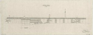 Gsaenger, Gustav; München, Fernpaßstr. 41; Hinterbärenbad- Schule mit Kindertagesstätte - Fernpaß- Schule, Hauptbau Nordseite (Ansicht)