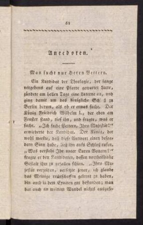 61-81, Anecdoten