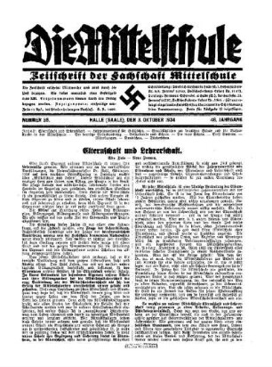 Elternschaft und Lehrerschaft : alte Ziele - neue Formen