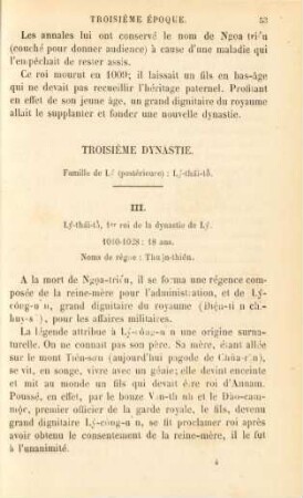 Troisième dynastie. Famille de Lý (postérieure) : Lý-thái-to