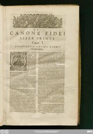 Caput I. Distributio Totius Operis Controversiarum.