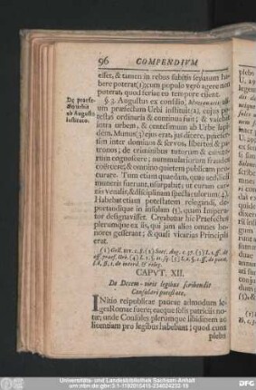 Caput. XII. De Decem-viris legibus scribendis Consulari potestate.
