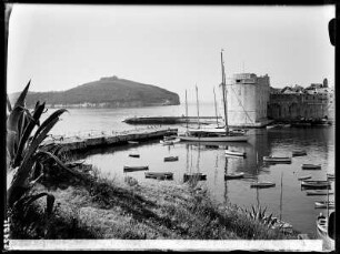 Dubrovnik: Blick über den Stadthafen