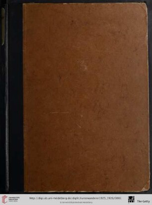 7./8: Der Kunstwanderer: Zeitschrift für alte und neue Kunst, für Kunstmarkt und Sammelwesen