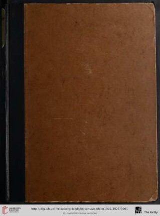 7./8: Der Kunstwanderer: Zeitschrift für alte und neue Kunst, für Kunstmarkt und Sammelwesen