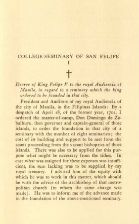 College-seminary of San Felipe