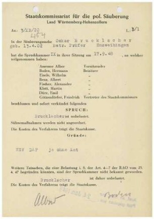 Brucklacher, Oskar