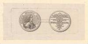 Medaille auf Gustav Philipp Mörl (d.Ä.), Pfarrer bei St. Sebald, Professor und Bibliothekar; geb. 26. Dezember 1673