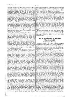 Aus den Verhandlungen des preußischen Abgeordnetenhauses