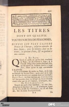 Les Titres Dont On Qualifie Toutes Sortes De Personnes