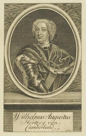 Bildnis des Wilhelmus Augustus, Hertzog von Cumberland