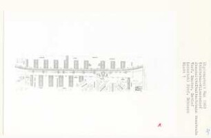 Stadtautobahn Wexstraße, Berlin-Wilmersdorf (Diplomarbeit bei Kurt Dübbers): Ausbaumoment horizontal, Lageplan 1:1000