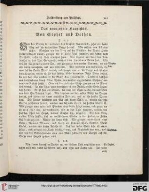 Das neunzehnte Hauptstück. Von Saphet und Dothan