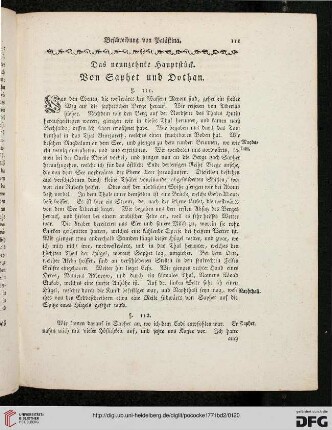Das neunzehnte Hauptstück. Von Saphet und Dothan