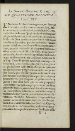 De Quaestione Definita. Cap. XIX.