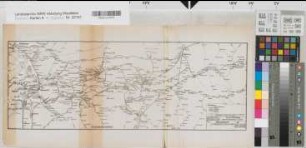 Essen (Essen) Übersichtskarte des Bundesbahndirektionsbezirks Essen 1955/57 o.M. 30 x 60 Vervielfältigung Regierung Arnsberg