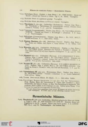 Byzantinische Münzen (Nr. 2165-2203)