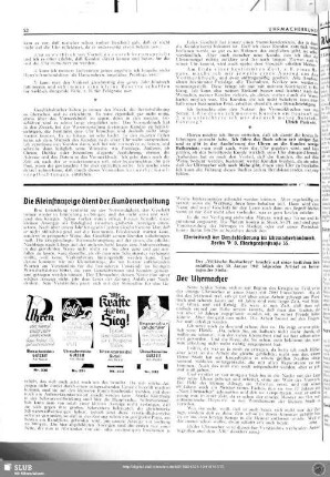 Der Uhrmacher