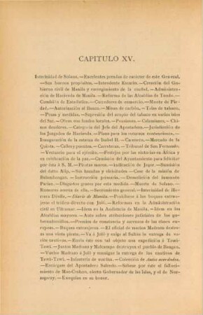 Capítulo XV. Interinidad de Solano. - ...