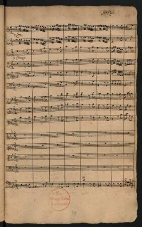 Laß meinen Mund deines Ruhmes; V (4), Coro, orch, bc