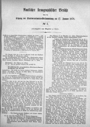No 3, 17. Januar 1878