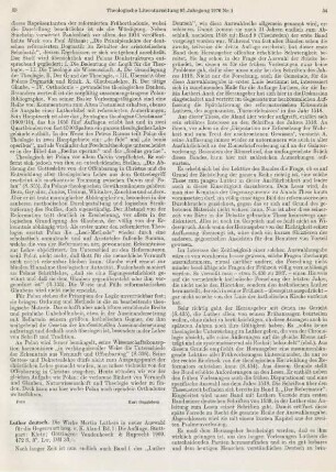 53-55 [Rezension] Luther, Martin, Luther deutsch